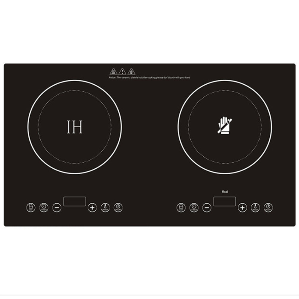 Induction Cooktop Portable - Cuisinière à Double Induction intégrée, cuisinière