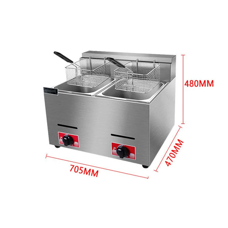 Deep Fryer Stainless - Friteuse électrique en acier inoxydable à