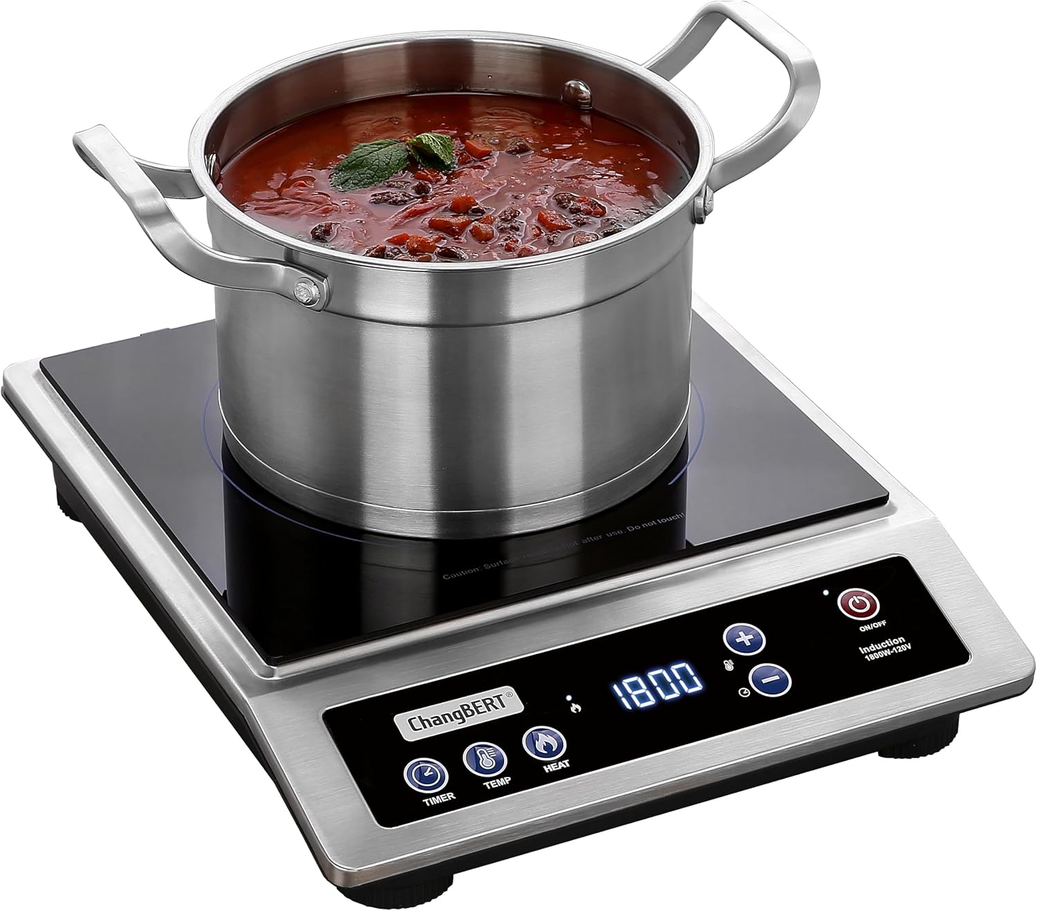 Induction Cooktop Portable - Table de cuisson à induction, cuisinière