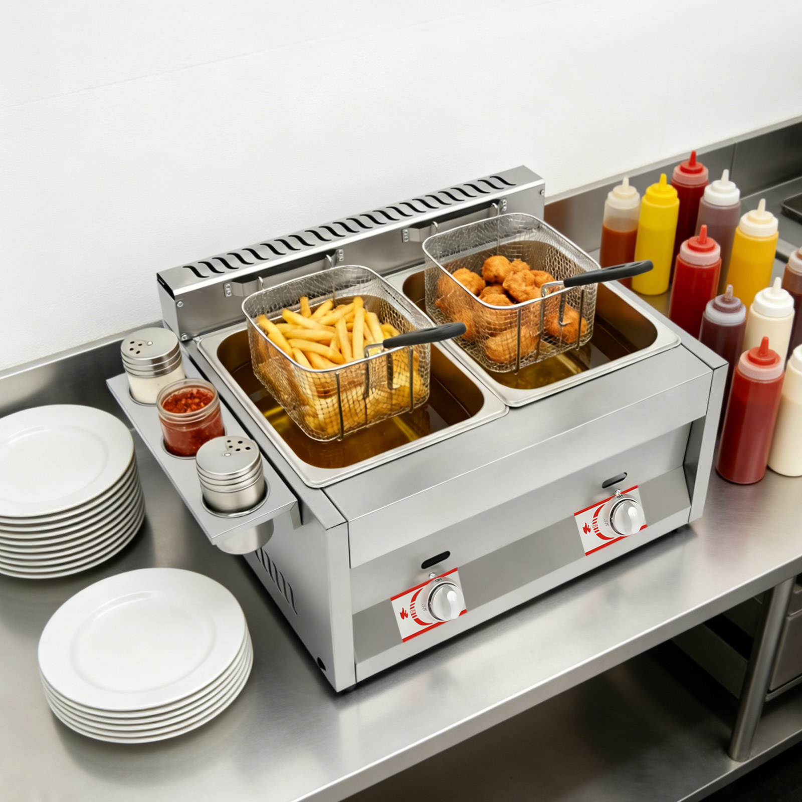 Friteuse professionnelle doubl - Deep Fryer Stainless avis et prix