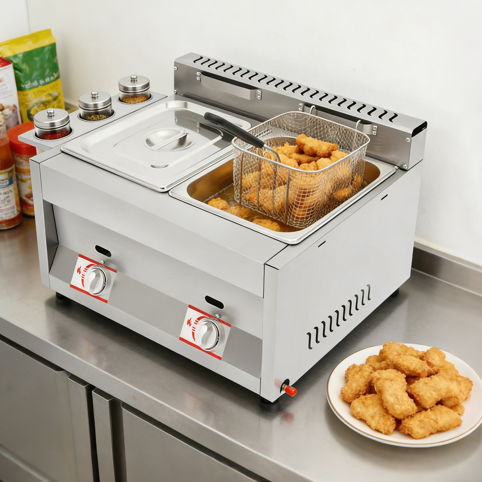 Friteuse professionnelle doubl - Deep Fryer Stainless avis et prix