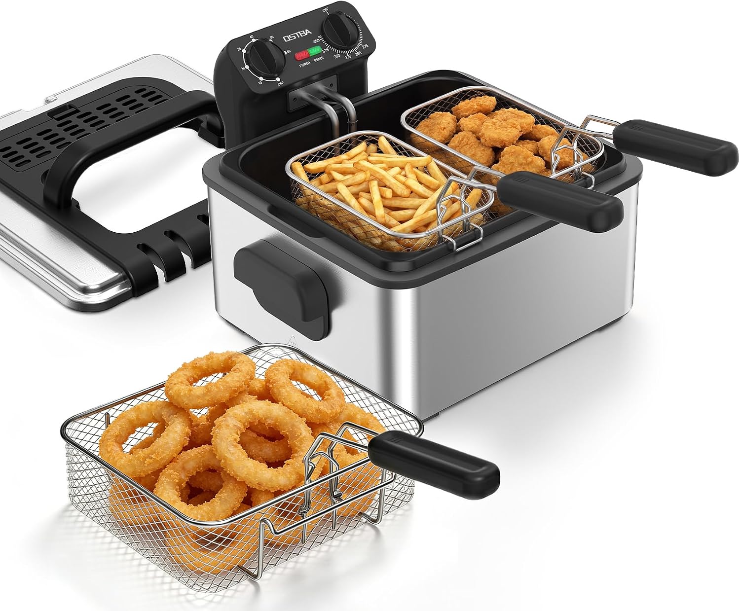 Friteuse électrique avec 3 pan - Deep Fryer Stainless avis et prix