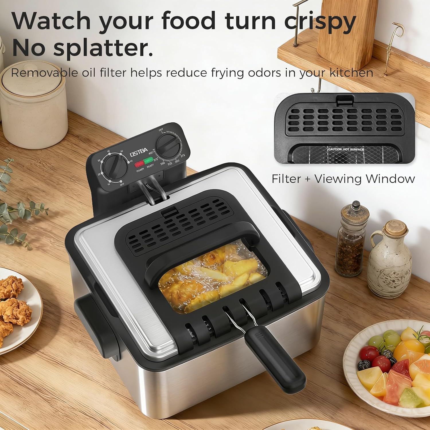 Friteuse électrique avec 3 pan - Deep Fryer Stainless avis et prix