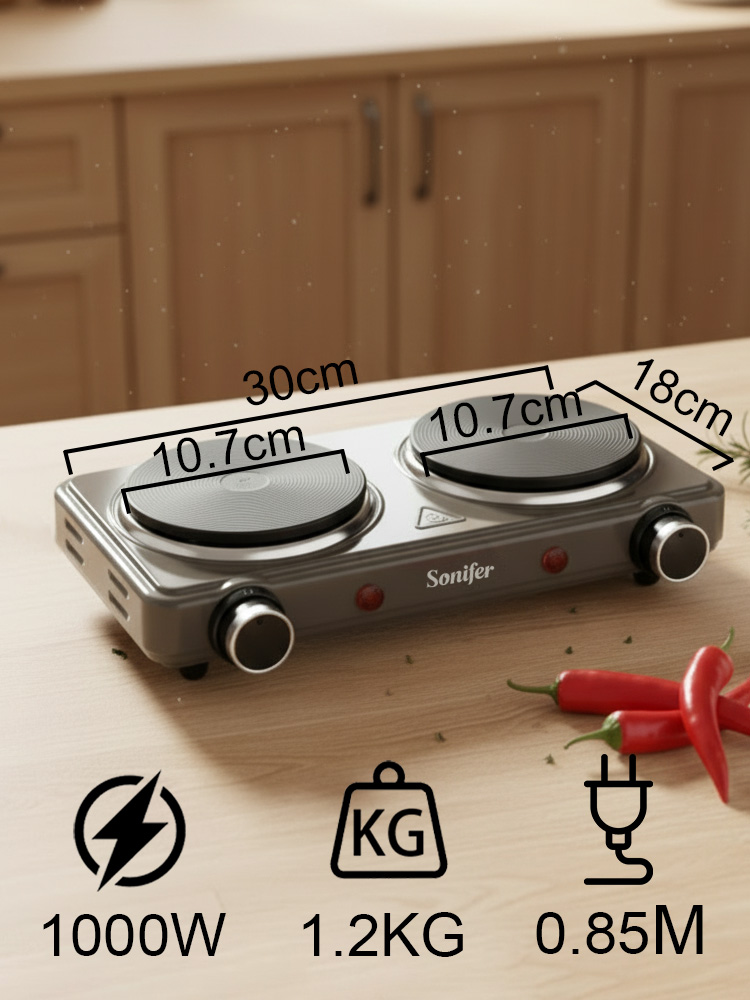 Cuisinière électrique à double - Induction Cooktop Portable avis et prix