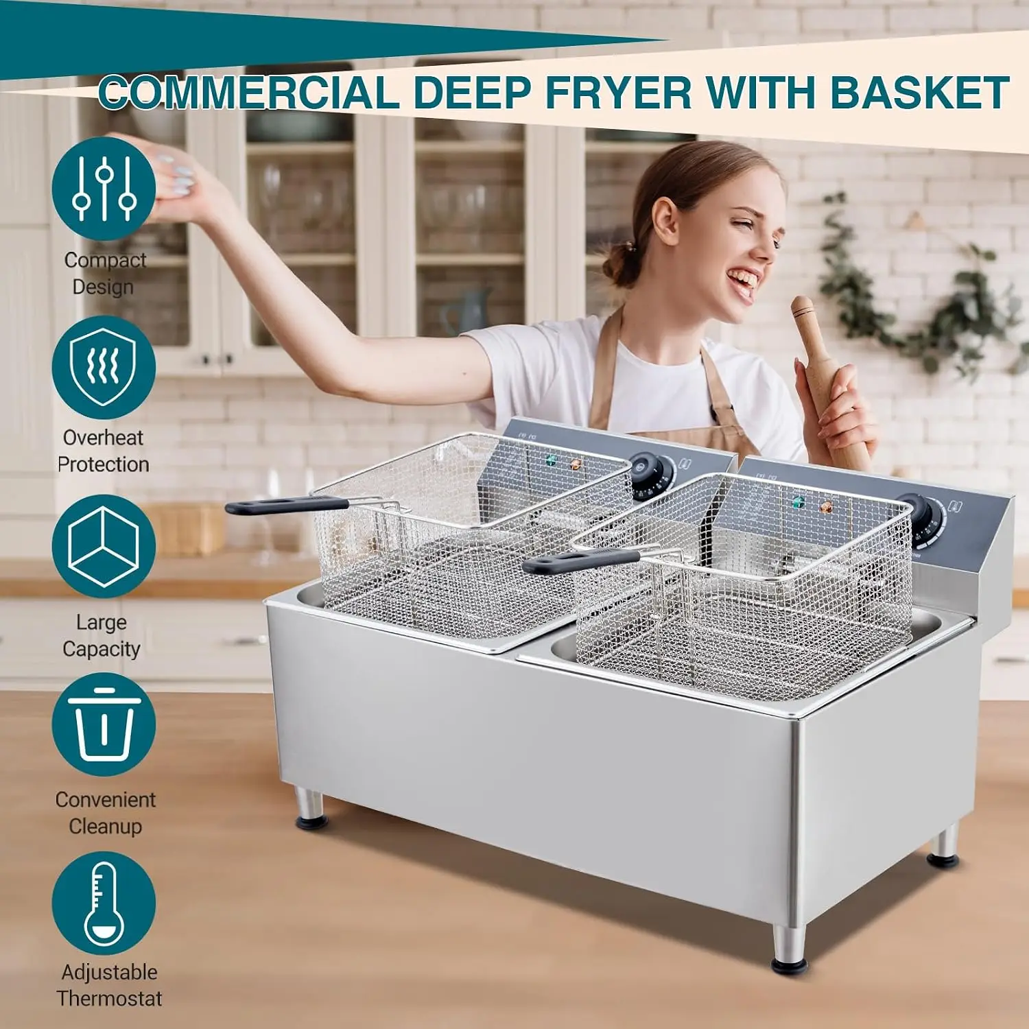 Friteuse électrique commercial - Deep Fryer Stainless avis et prix