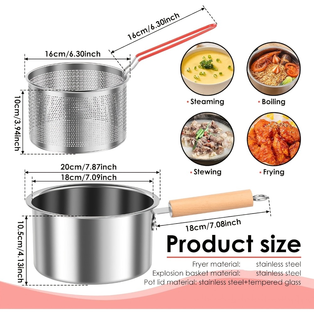 Friteuse en acier inoxydable d - Deep Fryer Stainless avis et prix