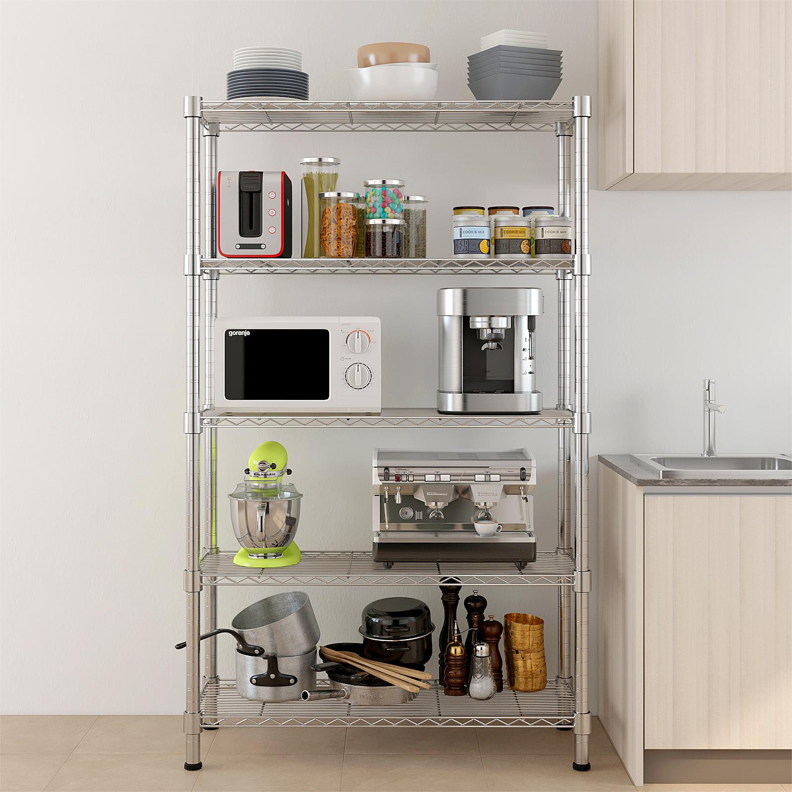Étagères de rangement à 5 nive - Kitchen Appliances Warehouse avis et prix