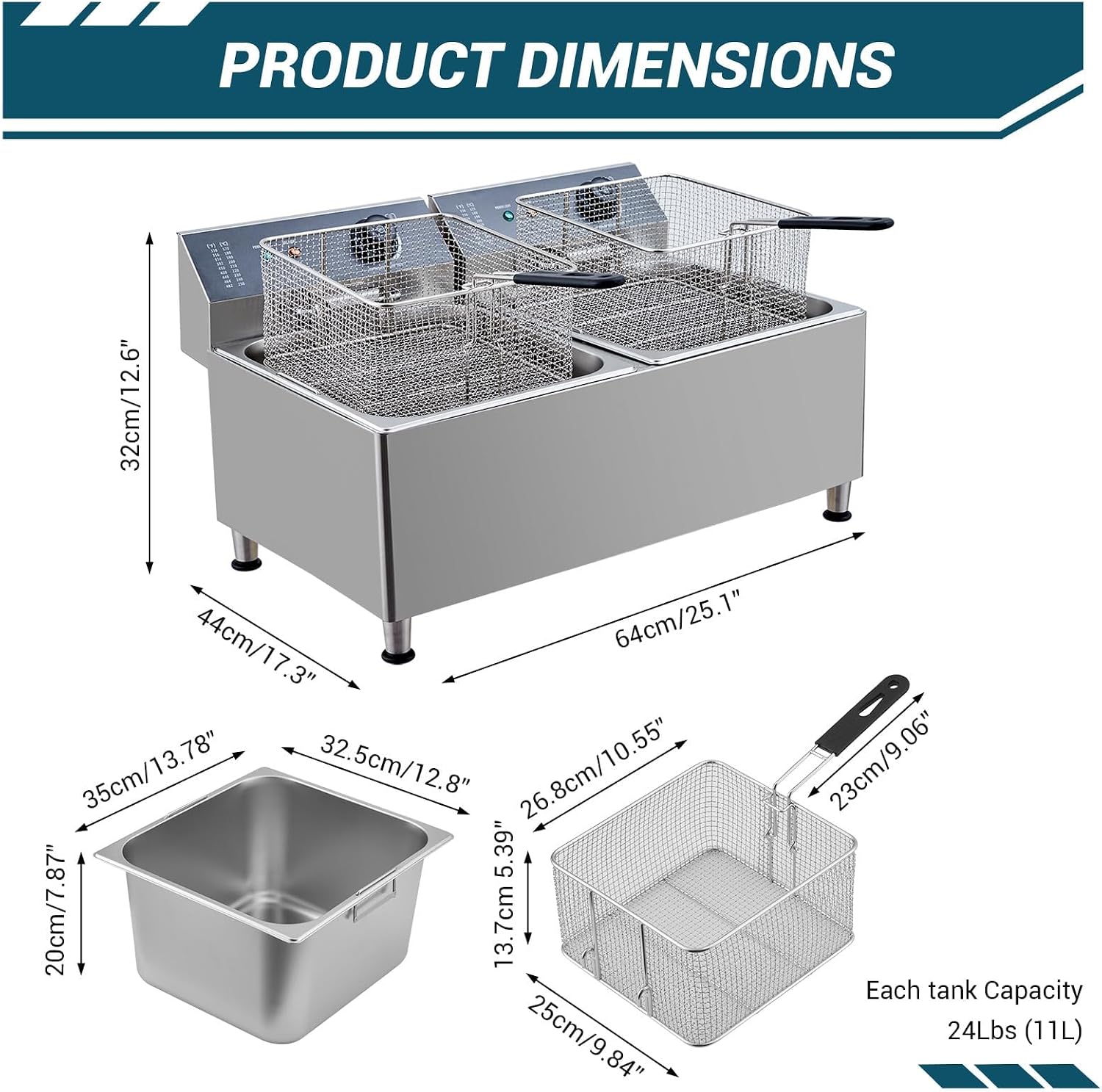 Friteuse électrique commercial - Deep Fryer Stainless avis et prix