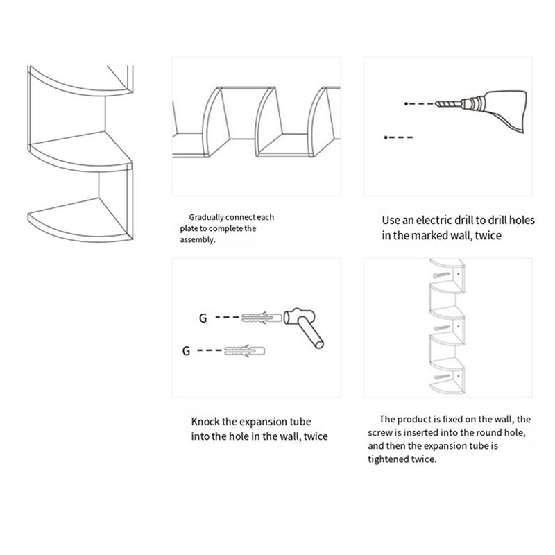 ABUL - Étagère d'angle murale  - Kitchen Appliances Cabinet avis et prix
