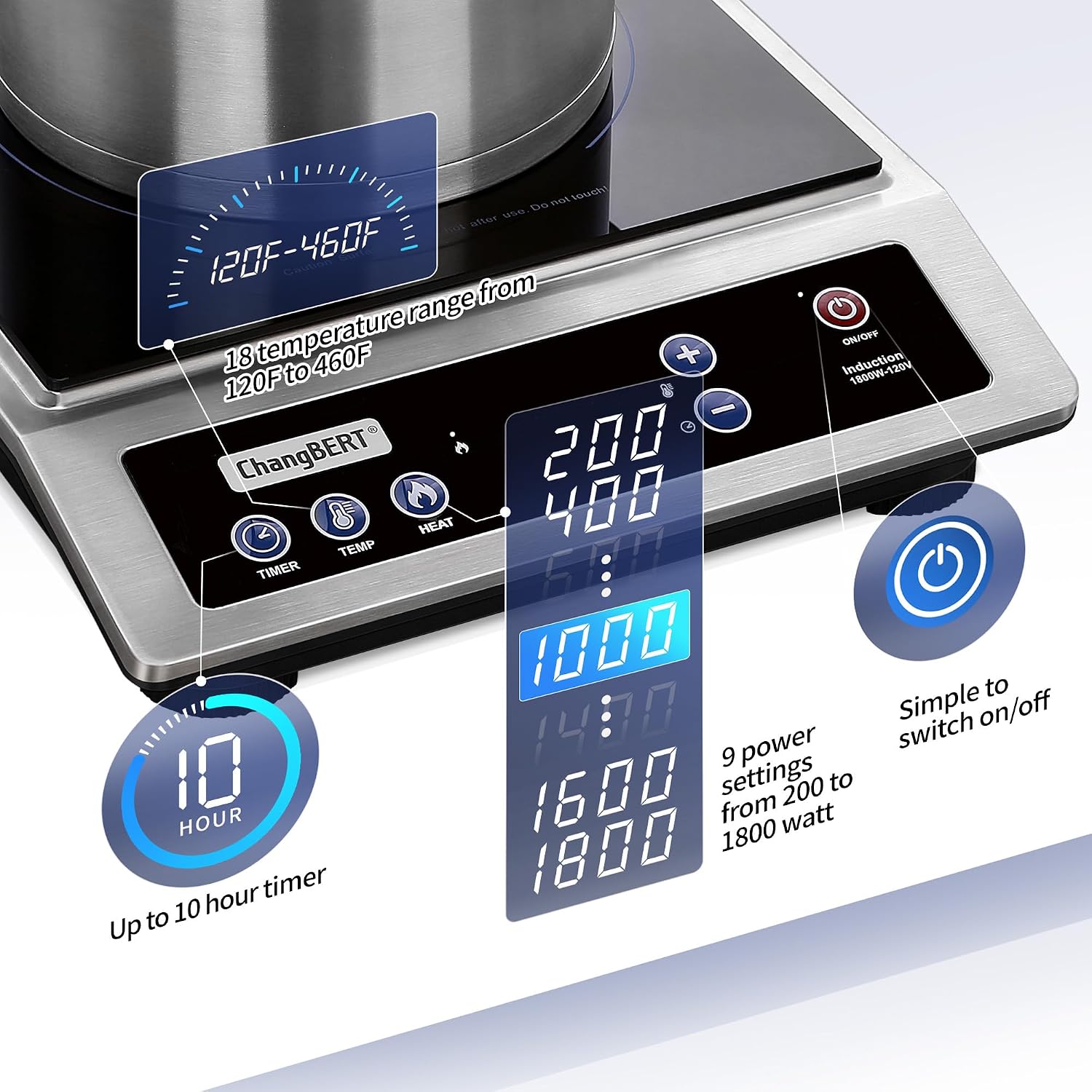 Table de cuisson à induction,  - Induction Cooktop Portable avis et prix