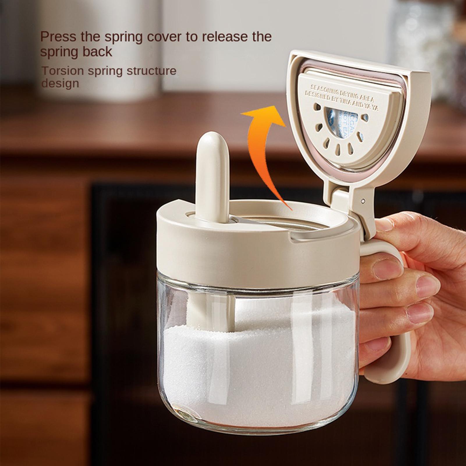 Pot à épices étanche avec cuil - Kitchen Appliances Cabinet avis et prix